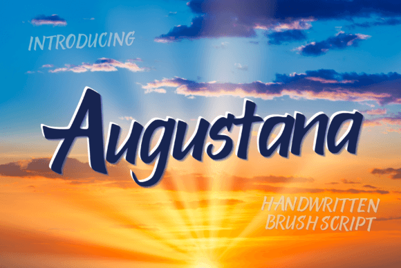 Augustana: A Sweet Handwritten Font for Brand Warmth
