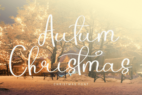 Autum Christmas Font: A Playful Script for Scroll-Stopping Campaigns