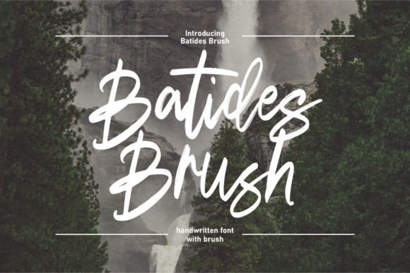 Batides Brush: A Warm, Expressive Display Typeface for Digital Brands