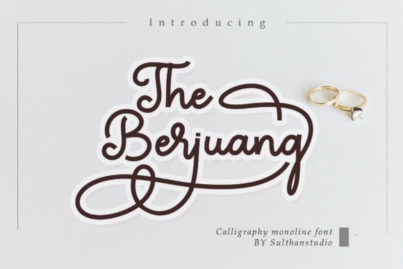 Berjuang Handwritten Font for Small Business Branding