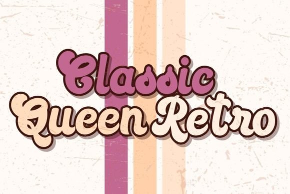Classic Queen Retro: A Timeless Script Font for Editorial Design