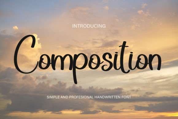 Composition: A Friendly Handwritten Font That Makes Campaigns Feel Human