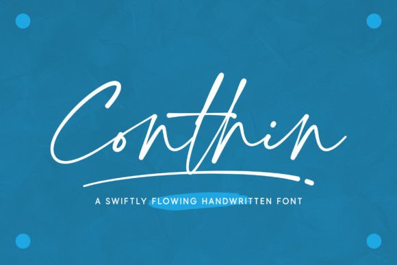Conthin: A Fluid Handwritten Font for Digital Branding