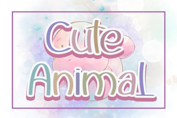 Cute Animal: A Feminine Script Font for Editorial Warmth