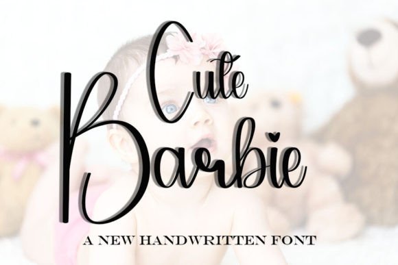 Cute Barbie: A Stylish Handwritten Font for Modern Web Design