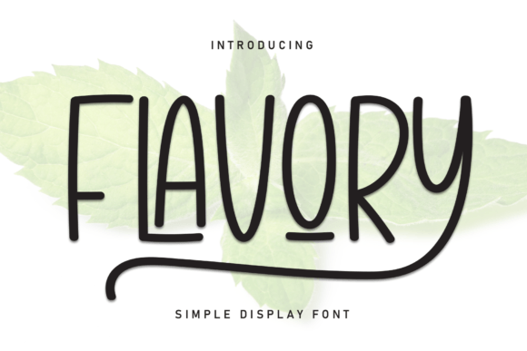 Flavory: A Handwritten Font That Feels Human, Not Hectic