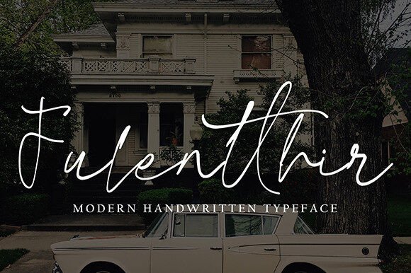 Fulentthir: A Handwritten Font That Earns Its Place in Real Campaigns
