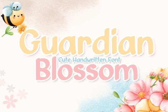 Guardian Blossom: A Display Font with Handwritten Soul