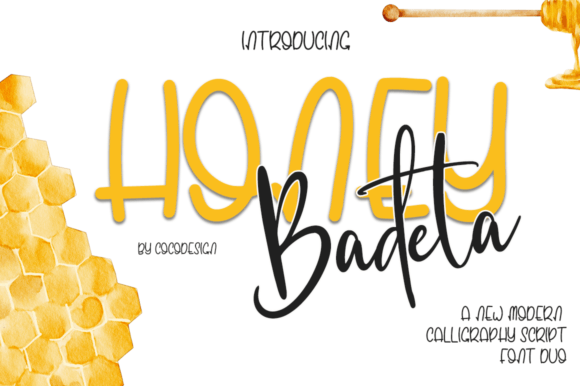 Honey Badeta: A Modern Script Font That Cuts Through the Feed