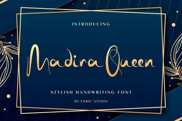 Madira Queen: An Elegant Handwriting Font for Makers