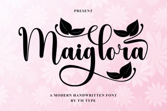 Maiglora: A Handwritten Script Font with Editorial Warmth