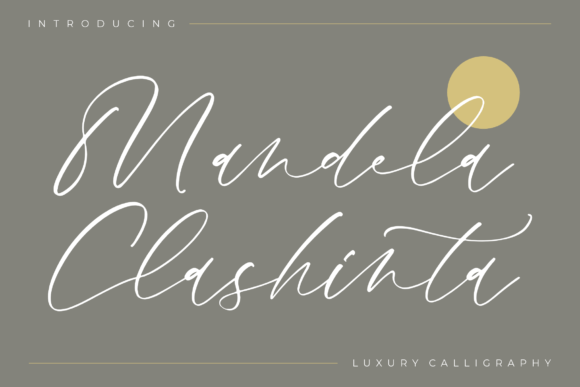 Mandela Clashinta: A Luxury Script Font for Digital Branding