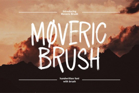 Moveric Brush: A Handwritten Font That Feels Like It Belongs