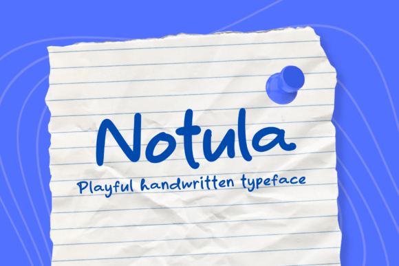 Notula Font: Handwritten Charm for Real Handmade Products