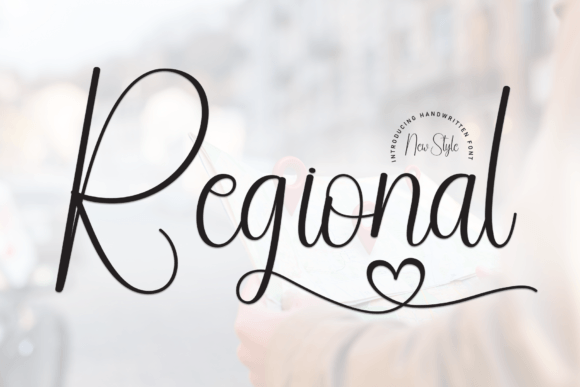 Regional: A Sweet, Friendly Handwritten Typeface for Thoughtful Design