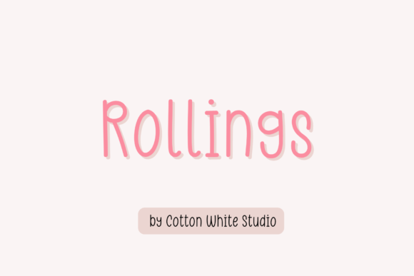 Rollings: A Handwritten Font That Feels Like a Human Touch
