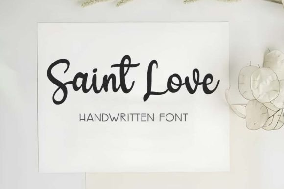 Saint Love: A Romantic Script Font That Works in Real Campaigns