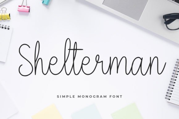 Shelterman: A Sweet Handwritten Font for Real Handmade Products