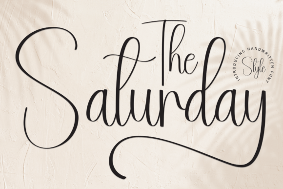 The Saturday: A Friendly Handwritten Font for Digital Charm