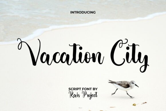 Vacation City: A Timeless Handwritten Font for Editorial Design