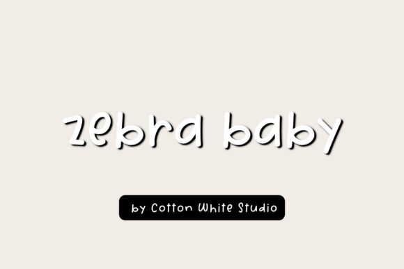 Zebra Baby: A Playful, Handwritten Script Font for Real Branding