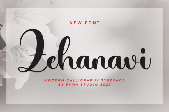 Zehanavi: A Refined Script Font for Digital Branding